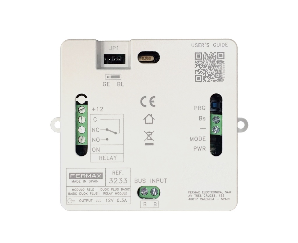 3233 - RELE BASIC DUOX PLUS