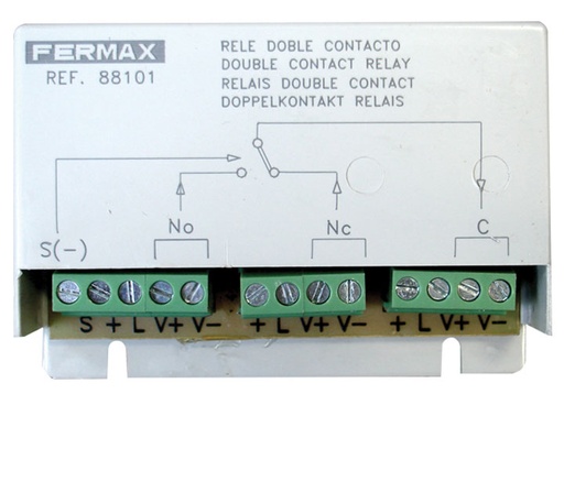 [F88101] 88101 - RELE DOBLE CONTACTO