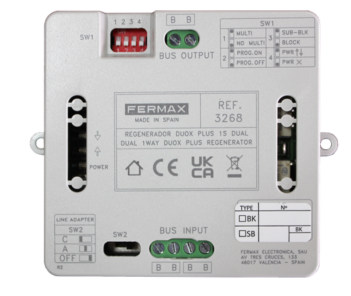 [F03268] 3268 - REGENERADOR DUAL DUOX PLUS 1S