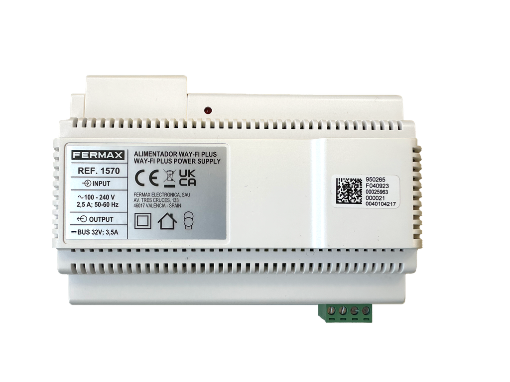 1570 - ALIMENTADOR WAY-FI PLUS DIN8 32VDC-3.5A