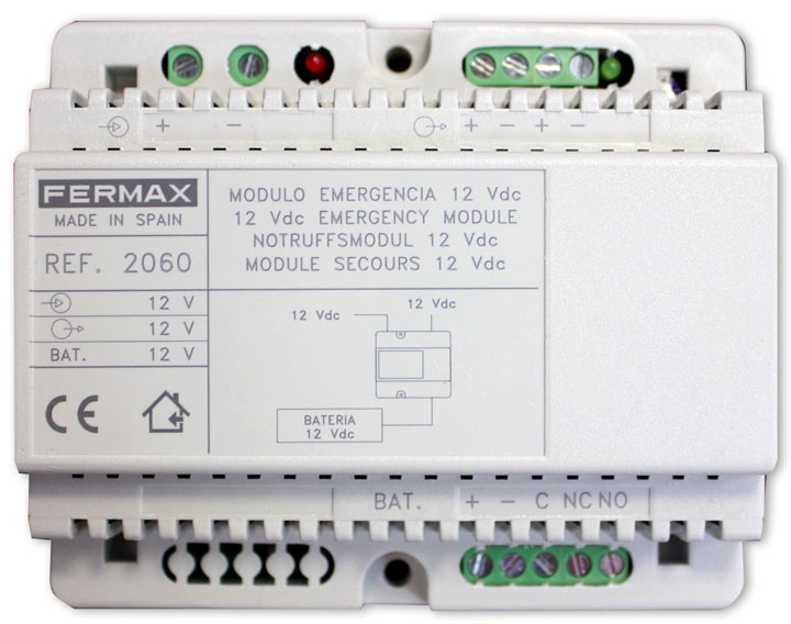2060 - MODULO BATERIA EMERGENCIA 12VDC