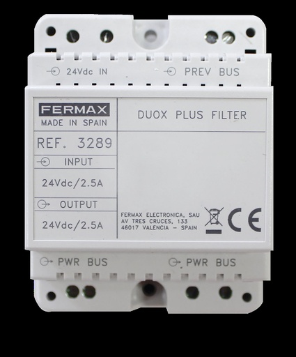 [F03289] 3289 - FILTRO DUOX PLUS 24VDC