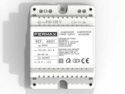 [F04801] 4801 - ALIMENT. DIN4 110-120VAC/12VAC-1.5A