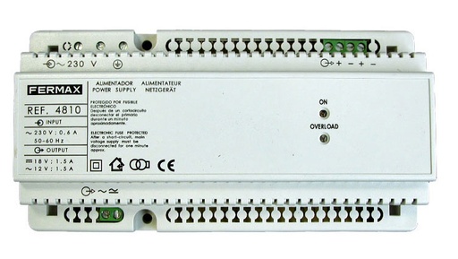 [F04810] 4810 - ALIMENT. DIN10 230VAC/12VAC+18VDC-1.5A