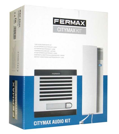[F06201] 6201 - KIT PORTERO CITYMAX 1L AG 230V TEL. BL