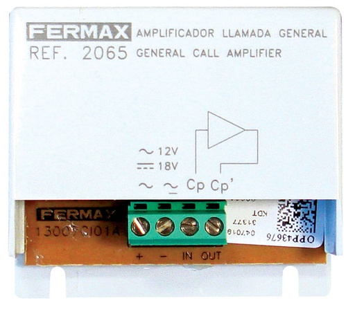 [PVT02065] 2065 - AMPLIFICADOR LLAMADA GENERAL