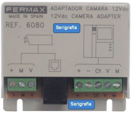 6080 - ADAPTADOR CAMARA 18Vdc/12Vdc