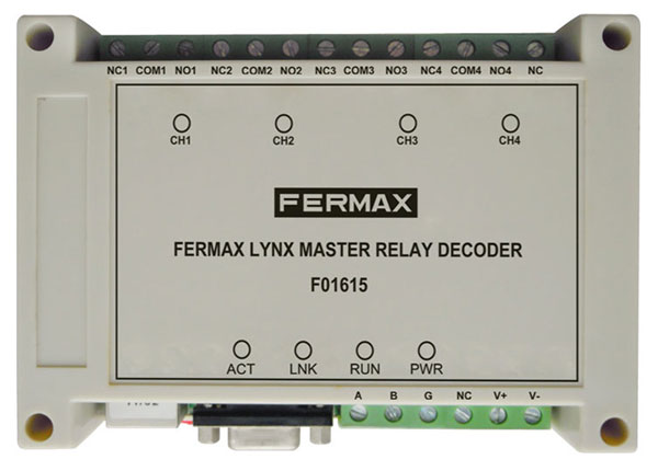1615 - DECODER RELES FERMAX-LYNX MASTER