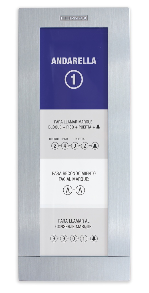9536 - PLACA DIRECTORIO MILO MEET
