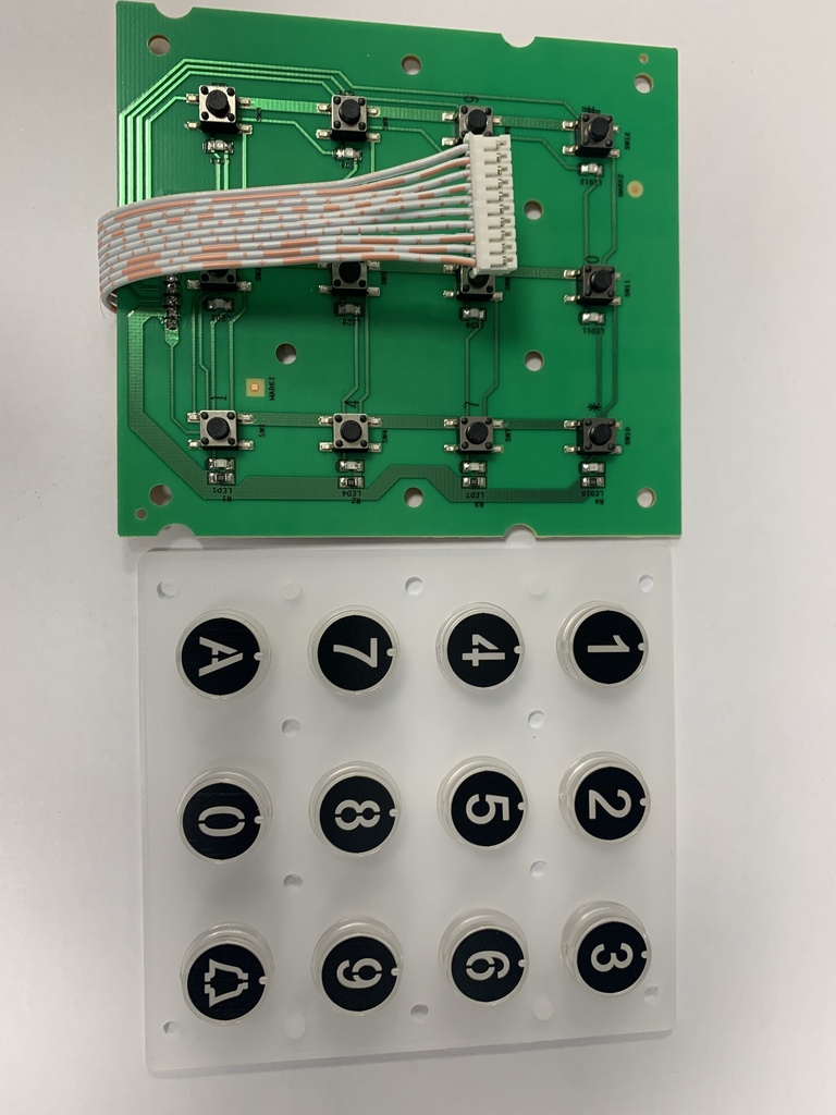 15477 - SET TECLADO PLACA MILO