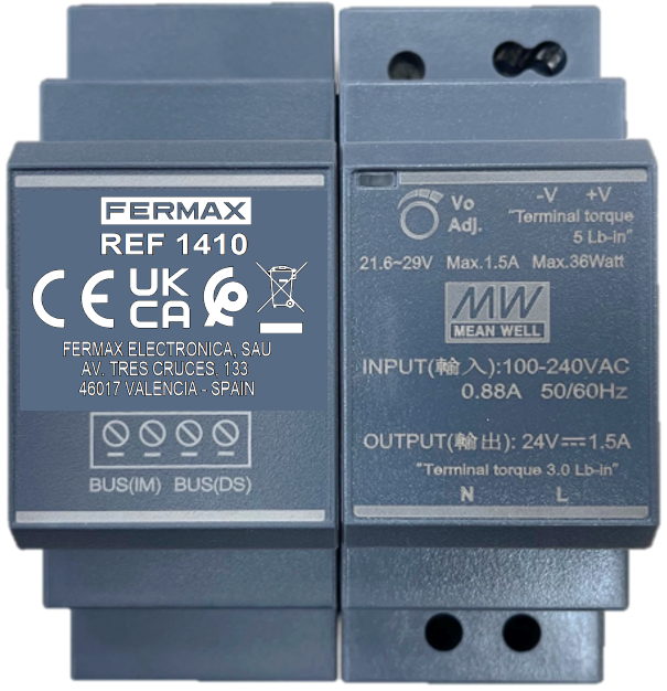 1410 - ALIMENTADOR KIT WAY DIN4 24VDC-1.5A