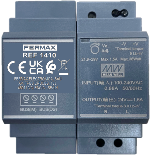 [PVT01410] 1410 - ALIMENTADOR KIT WAY DIN4 24VDC-1.5A