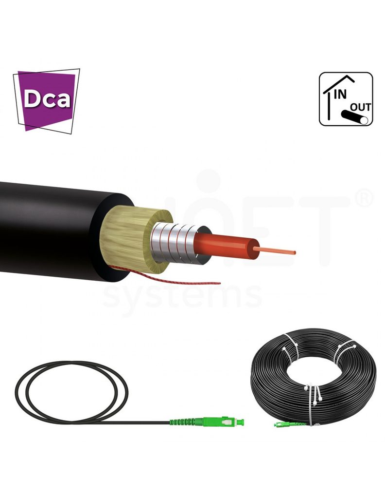 Pigtail FO F601-PT-SA-D1L7N-040 40m SC/APC
