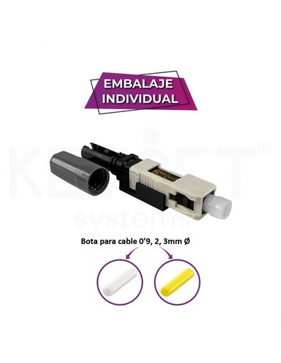 [FOC-SP13-M1-L] Conector FOC-SP13-M1-L