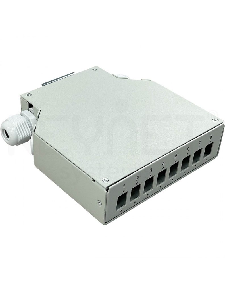 Encapsulado metálico 8 SC Sx TDIN-8SC-SX
