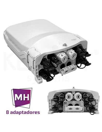 [FDO-IP-C308-MH8] Caja FTTh IP65 4p/8p incl FDO-IP-C308-MH8