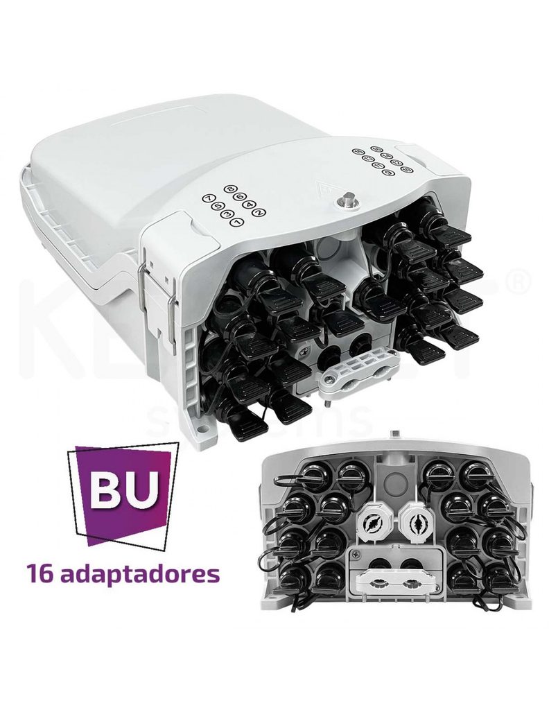 Caja FTTh IP65 4p/16p incl FDO-IP-C316-BU16