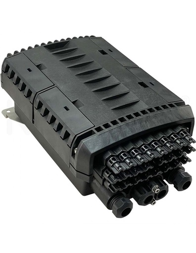 [FTTH-1024-4] Caja FTTh IP68 4p (1oval+2), FTTH-1024-4