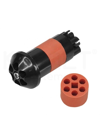 [ELT-R30M-608] Puerto redondo 30mm IP68 para ELT-R30M-608