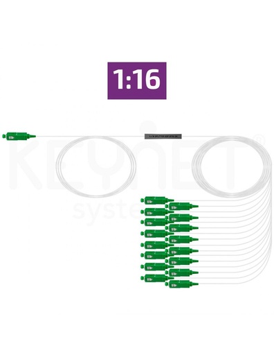 [SOP-B116-SA] Repartidor óptico mini SM1:16 fibra SOP-B116-SA
