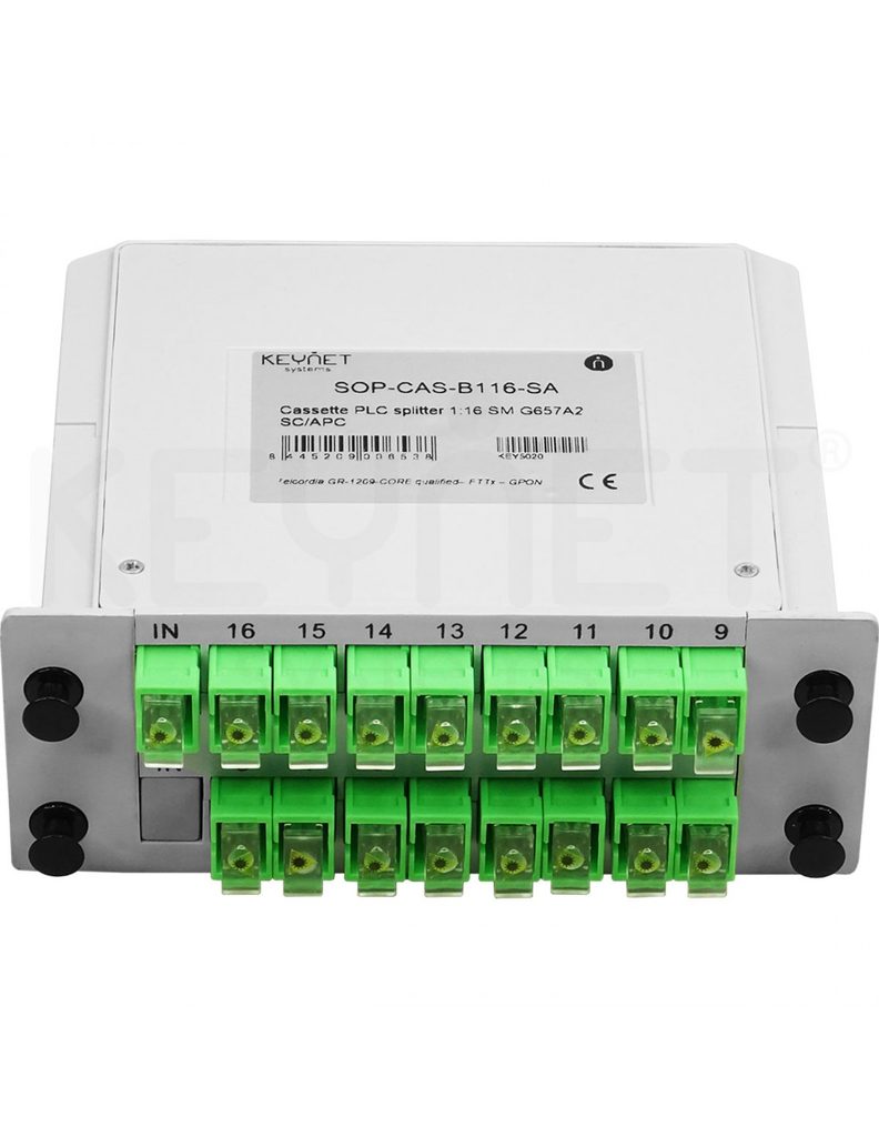 Adaptador FO SC/APC SOP-CAS-B116-SA