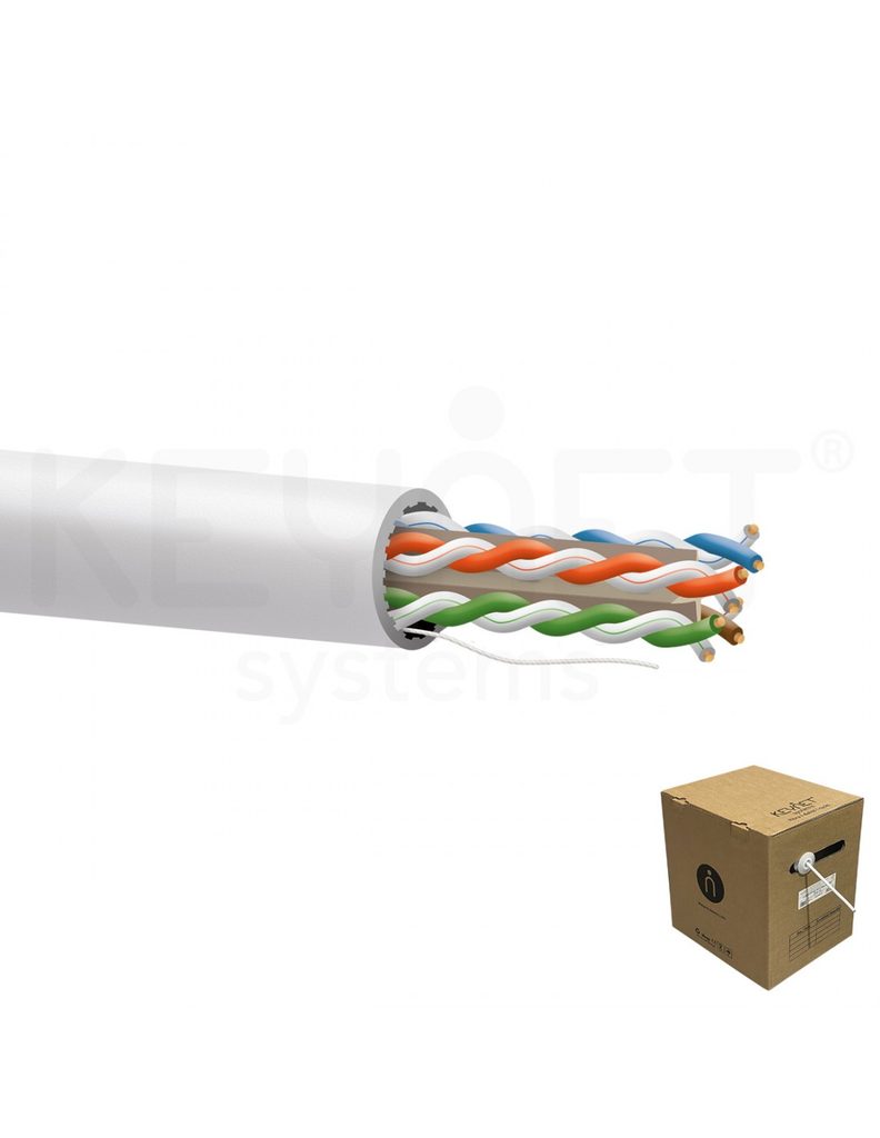 Cable Cat6A U/UTP TD-625AUT-C3-LBR-W