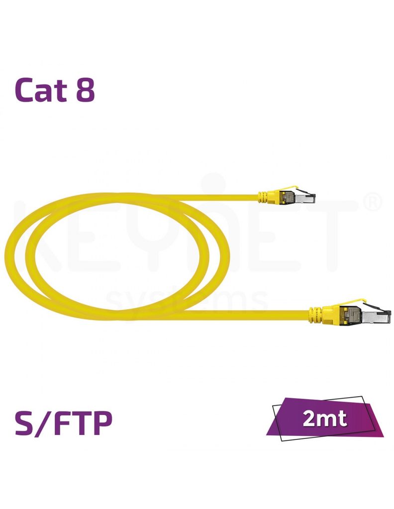 Latiguillo 2m Cat8 S/FTP TL-8SFJ24-02 amarillo