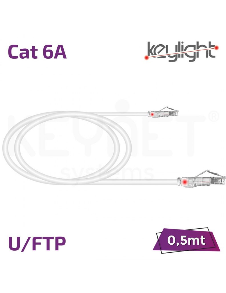 Latiguillo 0.5m Cat6A U/FTP TL-KL-6AUFJ-005 blanco