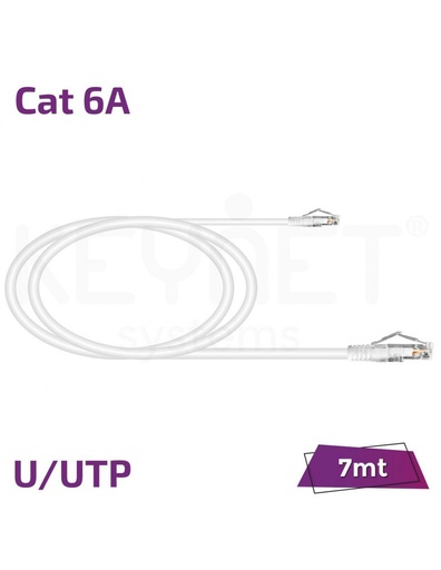[TL-6AUTJ-07] Latiguillo 7m Cat6A U/UTP TL-6AUTJ-07 blanco