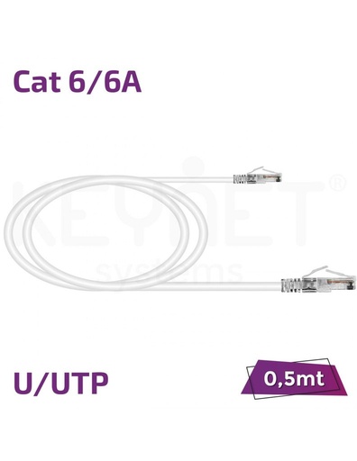 [TL-6AUTB26-005W] Latiguillo 0.5m Cat6/6A U/UTP TL-6AUTB26-005W blanco