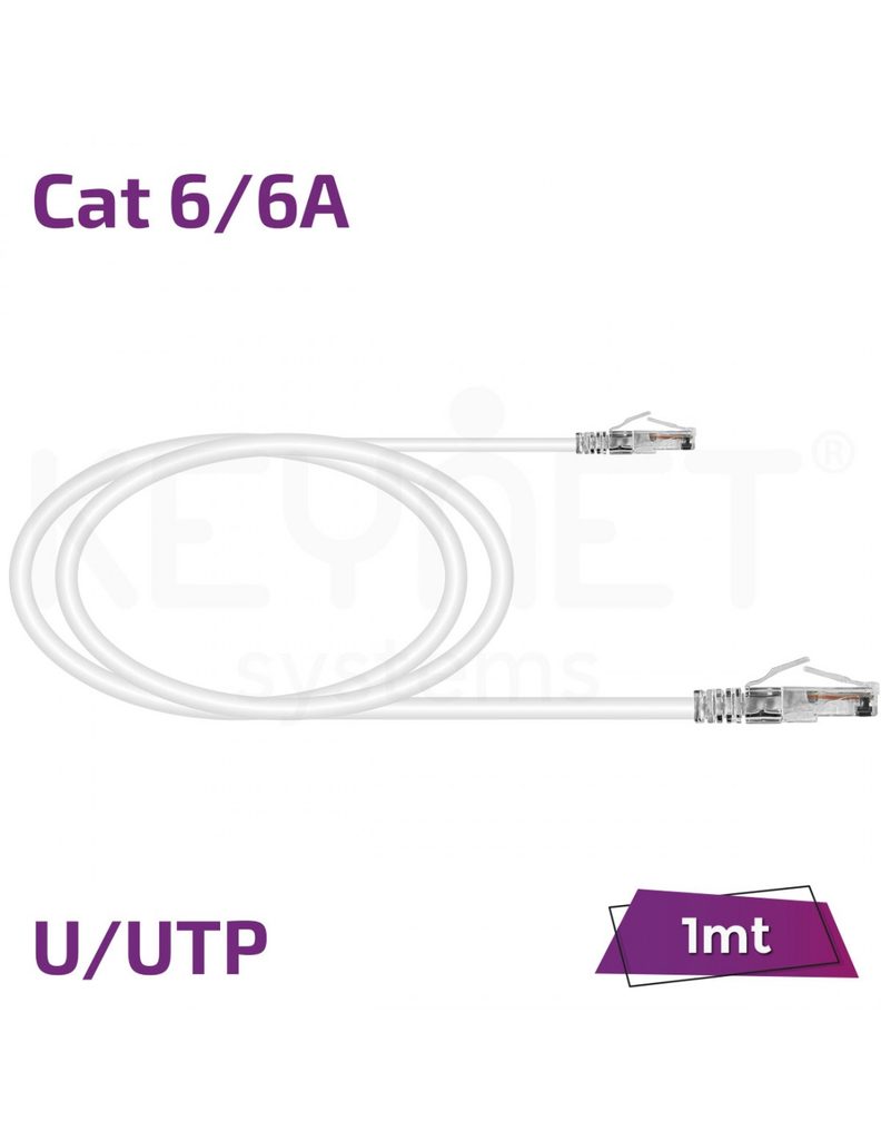 Latiguillo 1m Cat6/6A U/UTP TL-6AUTB26-01W blanco