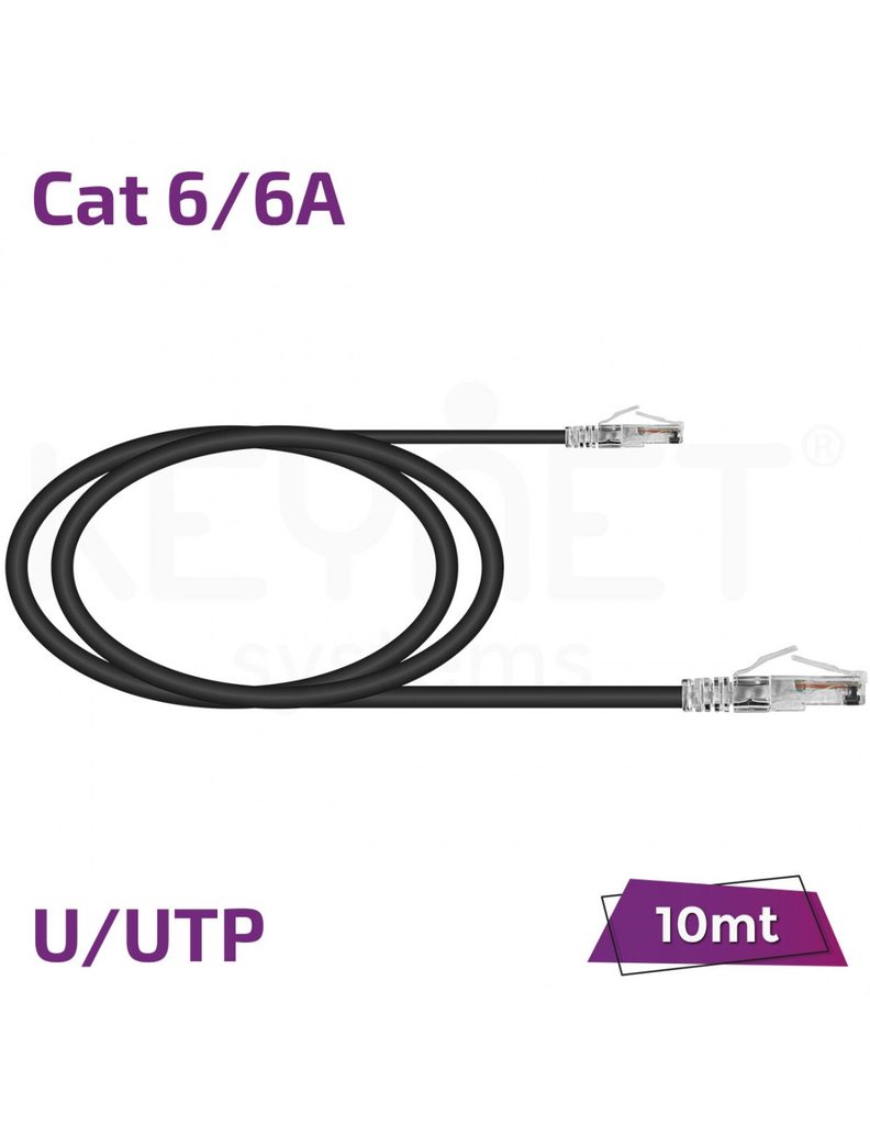 Latiguillo 10m Cat6/6A U/UTP TL-6AUTB26-10N negro