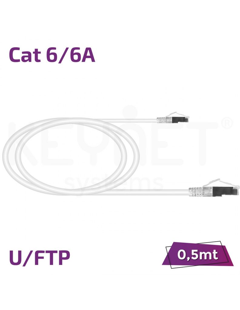 Latiguillo 0.5m Cat6/6A U/FTP TL-6AFTB26-005W blanco