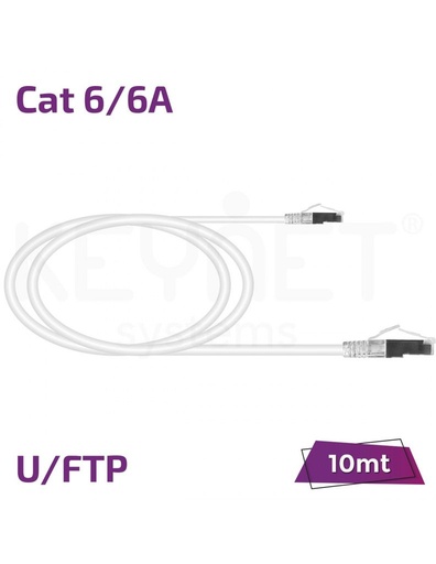 [TL-6AFTB26-10W] Latiguillo 10m Cat6/6A U/FTP TL-6AFTB26-10W blanco