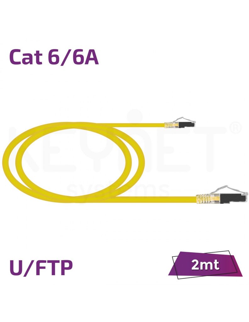 Latiguillo 2m Cat6/6A U/FTP TL-6AFTB26-02Y amarillo