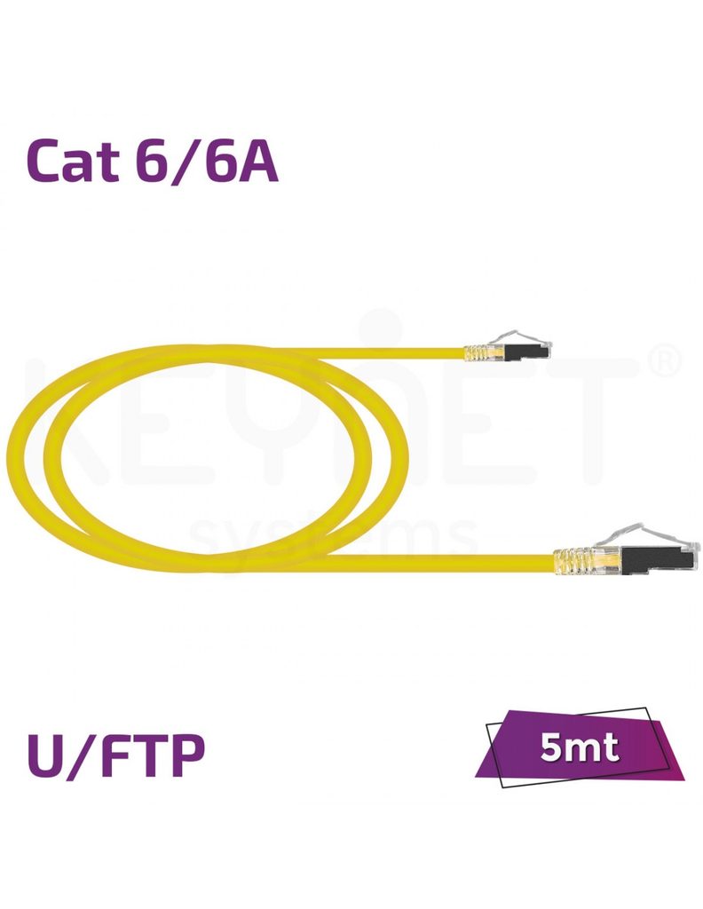 Latiguillo 5m Cat6/6A U/FTP TL-6AFTB26-05Y amarillo