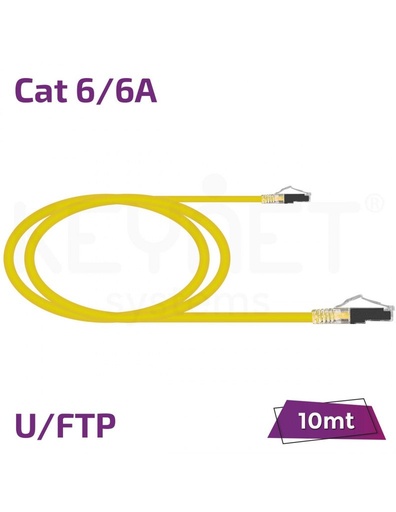 [TL-6AFTB26-10Y] Latiguillo 10m Cat6/6A U/FTP TL-6AFTB26-10Y amarillo