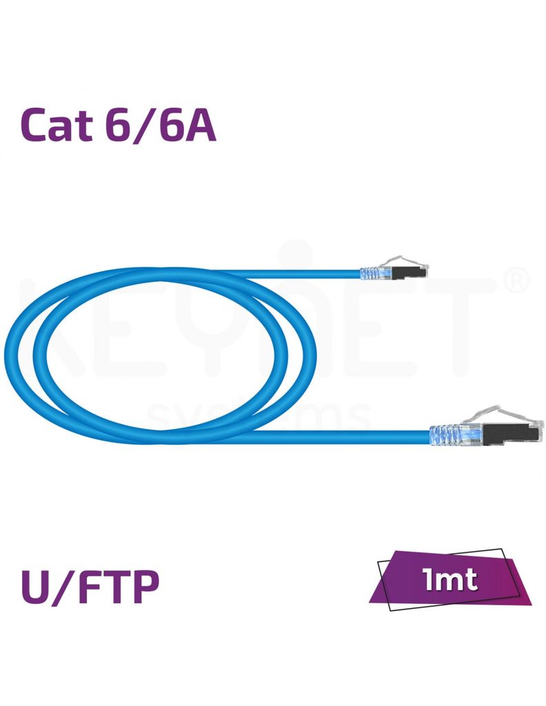 Latiguillo 1m Cat6/6A U/FTP TL-6AFTB26-01B azul