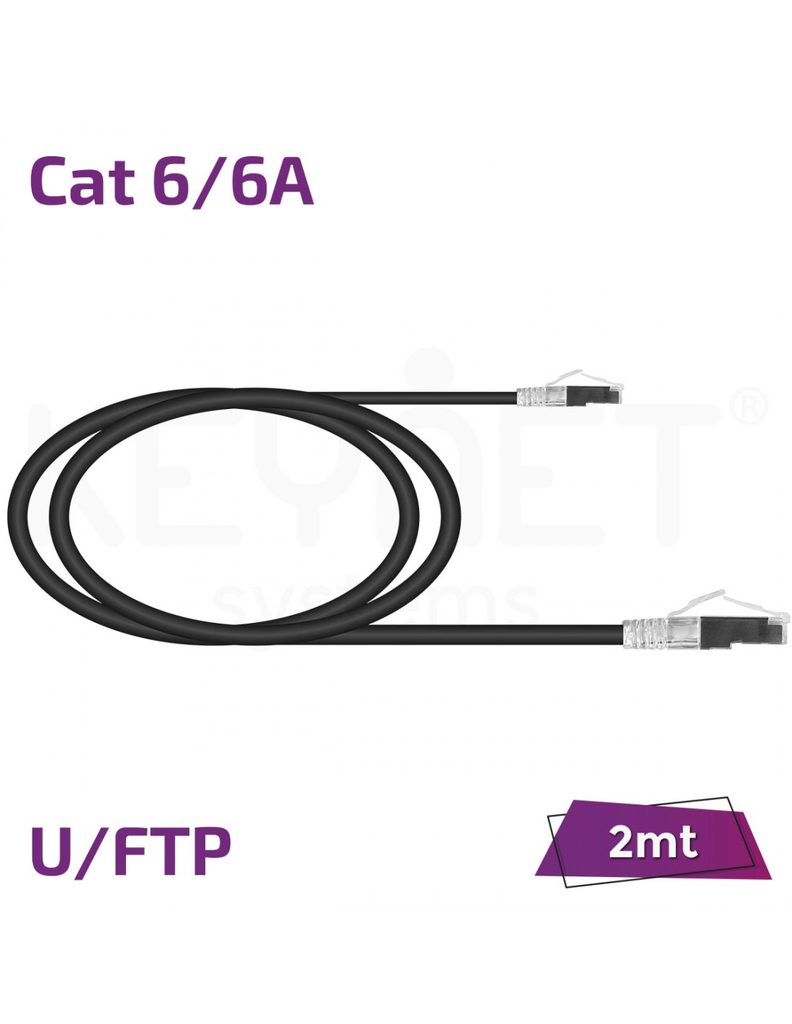 Latiguillo 2m Cat6/6A U/FTP TL-6AFTB26-02N negro