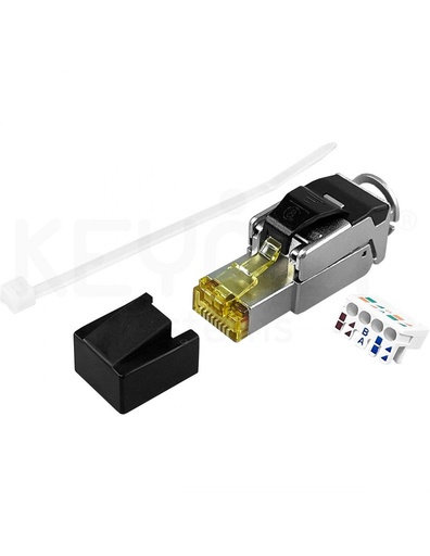 [FE-HQ8F-50-TN] Conector Cat8 FE-HQ8F-50-TN