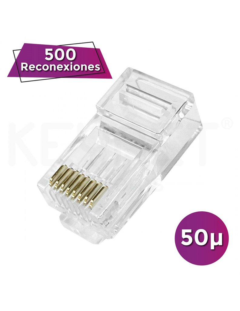 Conector Cat6/6A FE-HQ62-50