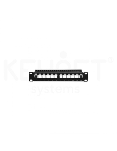 [TP-10VB] Panel de parcheo 10" vacío TP-10VB