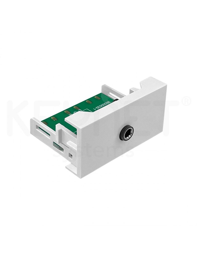 Módulo multimedia Minijack 45x22,5 blanco, FME-MJACK-HH-W