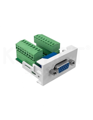 [FME-VGA-W] Módulo multimedia VGA 45x22,5 blanco, FME-VGA-W