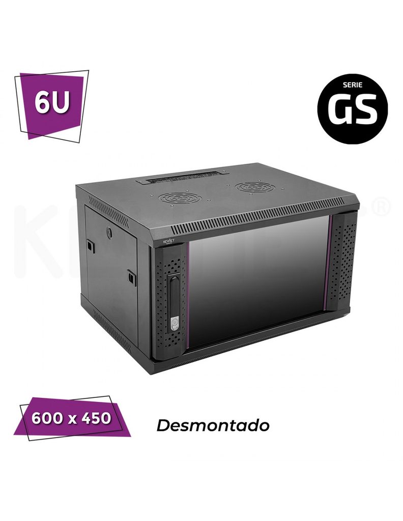 Rack 6U FR6-C0664-GS-U 600x450x350