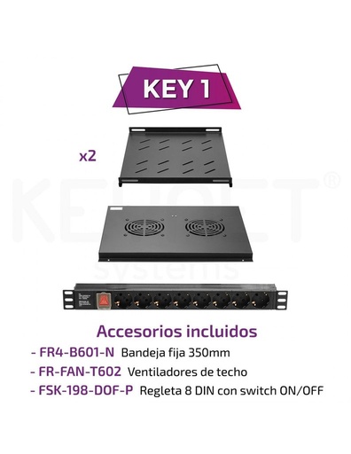 [FR-FAN-T804] Conjunto 4 ventiladores FR-FAN-T804