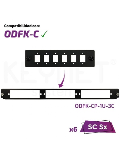 [ODFK-C-3C-6SCSLCD] Panel ODFK ODFK-C-3C-6SCSLCD