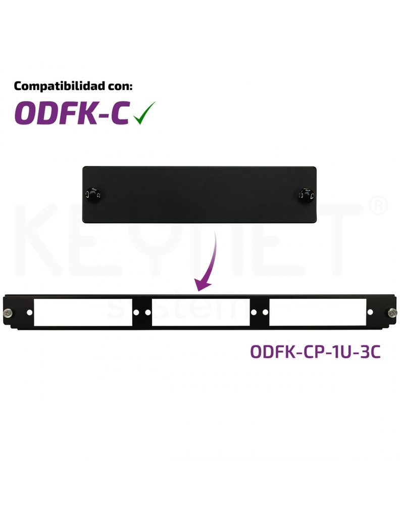 Panel ODFK ODFK-C-3C-BLK