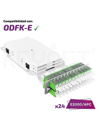 [ODFK-E-2FUS-24E2A] ODFK-E-2FUS-24E2A - Panel frontal ODFK-E con 2 bandejas