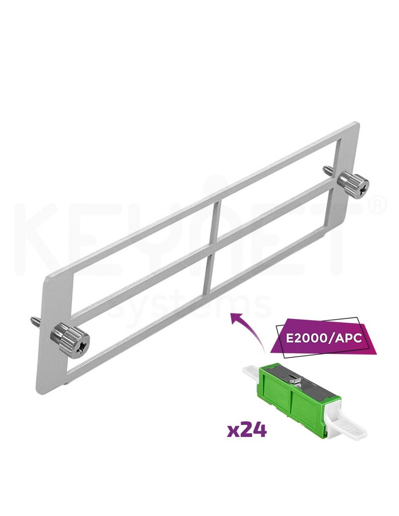ODFK-E-MP-24-E2A - Panel frontal ODFK-E incluye 24 adaptadores